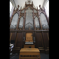 Vevey, Notre-Dame, Orgel mit Spieltisch