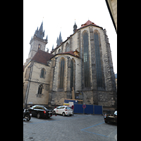Praha (Prag), Matka Boží pred Týnem (Teyn-Kirche), Chorraum von außen