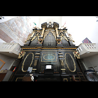 Praha (Prag), Matka Bo pred Tnem (Teyn-Kirche), Spieltisch mit Orgel