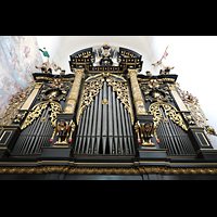 Praha (Prag), Matka Bo pred Tnem (Teyn-Kirche), Reich verzierter Orgelprospekt