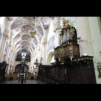 Praha (Prag), Klášter Bazilika Nanebevzetí Panny Marie (Klosterkirche), Hauptorgel, Chororgel und hauptorgel