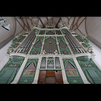 Görlitz, St. Peter und Paul (Sonnenorgel), Orgel mit Spieltisch
