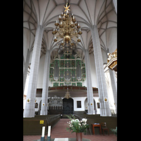 Görlitz, St. Peter und Paul, Innenraum in Richtung Orgel
