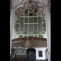 Görlitz, St. Peter und Paul, Sonnenorgel mit Orgelempore