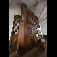 Bautzen, Dom St. Petri (Eule-Orgel im evangelischen Teil), Eule-Orgel seitlich