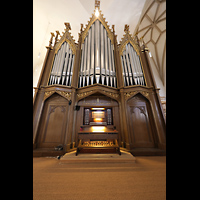 Bautzen, Dom St. Petri (Eule-Orgel im evangelischen Teil), Kohl-Orgel mit Spieltisch