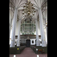 Görlitz, St. Peter und Paul (Sonnenorgel), Orgelempore mit Sonnenorgel