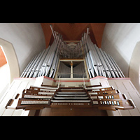 Korschenbroich, St. Andreas, Spieltisch mit Orgel