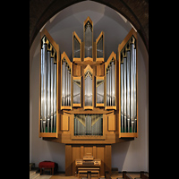 Berlin (Reinickendorf), St. Marien (Emporenorgel), Orgel (beleuchtet)