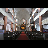 Hof, St. Michaelis, Innenraum in Richtung Chor