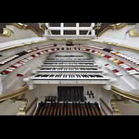 Berlin (Tiergarten), Musikinstrumenten-Museum - Wurlitzer-Orgel, Wurlitzer-Orgel - Spieltisch