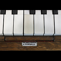 Berlin (Tiergarten), Musikinstrumenten-Museum - Marcussen-Orgel, Scheola-Orgel-Harmonium - Prolongement pianissimo