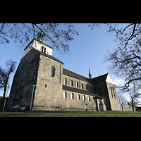 Helmstedt, Klosterkirche St. Marienberg, Seitenansicht vonWesten