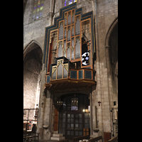 Barcelona, Basílica Santa María del Pí, Orgel seitlich