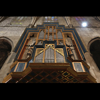 Barcelona, Basílica Santa María del Pí, Orgel perspektivisch