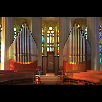 Barcelona, La Sagrada Familia (Krypta-Orgel), Chororgel