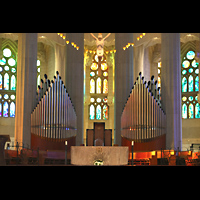 Barcelona, La Sagrada Familia (Krypta-Orgel), Chororgel
