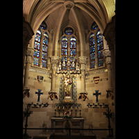 Barcelona, La Sagrada Familia (Krypta-Orgel), Kapelle des Hl. Josef in der Krypta