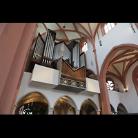 Bayreuth, Stadtkirche Heilig Dreifaltigkeit, Hauptorgel seitlich von unten