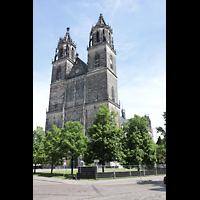 Magdeburg, Dom St. Mauritius und Katharina, Fassade von Südwesten