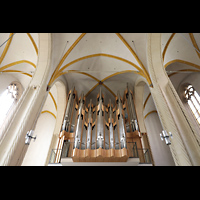 Magdeburg, Kathedrale St. Sebastian (Hauptorgel), Orgelempore perspektivisch