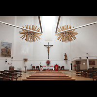 El Médano (Tenerife), Nuestra Señora de la Mercedes de Roja, Innenraum in Richtung Altar