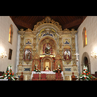 Villa de Arico (Teneriffa), San Juan Bautista, Altarraum mit Hauptaltar