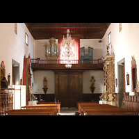 La Orotava (Tenerife), San Juan Bautista (Nebenorgel), Orgelempore