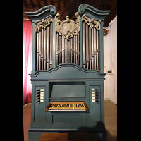 La Orotava (Tenerife), San Juan Bautista (Richborn-Orgel), Barockorgel mit Spiieltisch
