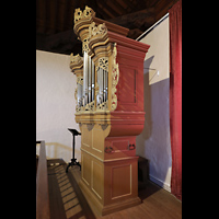 La Orotava (Tenerife), San Juan Bautista (Nebenorgel), Richborn-Orgel seitlich