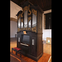 La Orotava (Teneriffa), San Agustín, Orgel mit Spieltisch seitlich