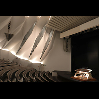 Santa Cruz (Tenerife), Auditorio de Tenerife, Spieltisch und linker Teil des Orgelprospekts
