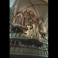 Lüneburg, St. Johannis (Chororgel), Orgelempore seitlich