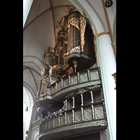 Lüneburg, St. Johannis (Chororgel), Orgelempore seitlich