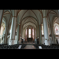 Lüneburg, St. Johannis (Hauptorgel), Innenraum in Richtung Chor