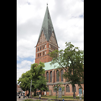 Lüneburg, St. Johannis (Hauptorgel), Außenanischt von Südwesten