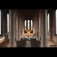 Hannover, Marktkirche St. Georgii et Jacobi (Chor-Ensembleorgel), Blick von der Mittelempore in die Kirche