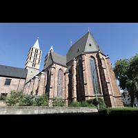 Kassel, St. Martin, Seitenansicht von Südosten mit Chor