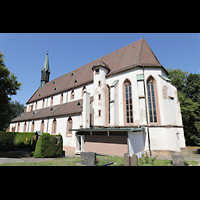 Offenburg - Zell-Weiersbach, St. Philippus zubd Jakobus (Weingartenkirche), Ansicht von Südwesten
