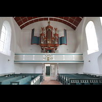Krummhörn - Uttum, Reformierte Kirche, Orgelempore