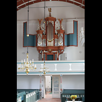 Krummhörn - Uttum, Reformierte Kirche, Orgelempore