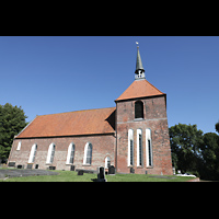 Krummhörn - Rysum (Ostfriesland), Kirche, Ansicht von Süden