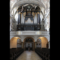 Regensburg, St. Emmeram, Orgelempore