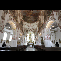 Regensburg, Stiftspfarrkirche St. Kassian, Innenraum in Richtung Chor