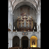 Regensburg, Niedermünster, Orgelempore