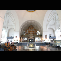 Stockholm, Katarina kyrka, Innenraum in Richtung Orgel