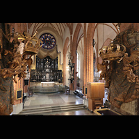 Stockholm, Domkyrka (S:t Nicolai kyrka, Storkyrkan), Chorraum mit Silberaltar