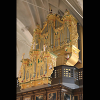 Stockholm, Deutsche St. Gertruds-Kirche (Düben-Orgel), Düben-Orgel seitlich
