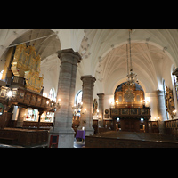 Stockholm, Deutsche St. Gertruds-Kirche (Düben-Orgel), Düben-Orgel und Juno-Orgel