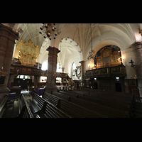 Stockholm, Deutsche St. Gertruds-Kirche (Juno-Orgel), Düben-Orgel und Juno-Orgel